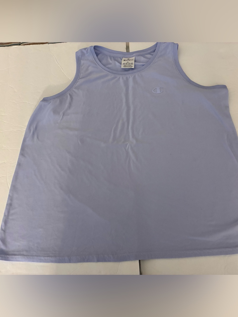 Champion Activewear Tank Top Iced Peri XL Stretch Outdoors Running Golf Tennis